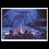 The Village Machine Vintage Poster by Syd Mead