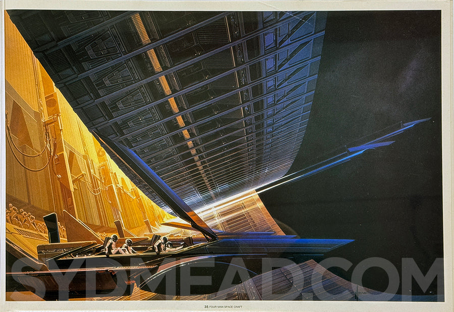1983 Black Folio from Syd Mead's first Exhibition in Japan from THE VAULT