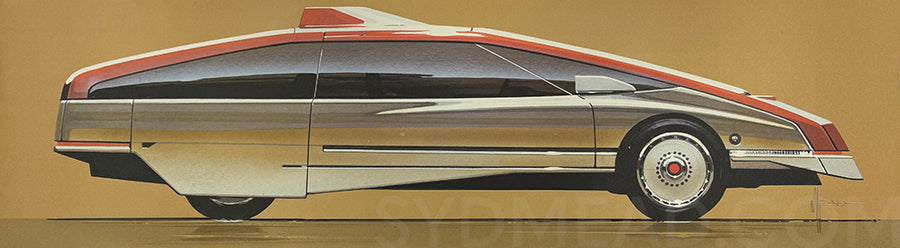 Singer Car Print, 1978