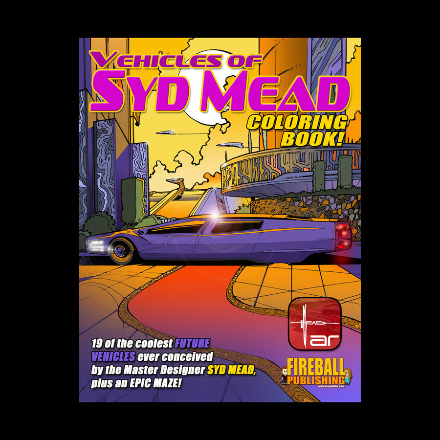 VEHICLES of SYD MEAD Coloring Book